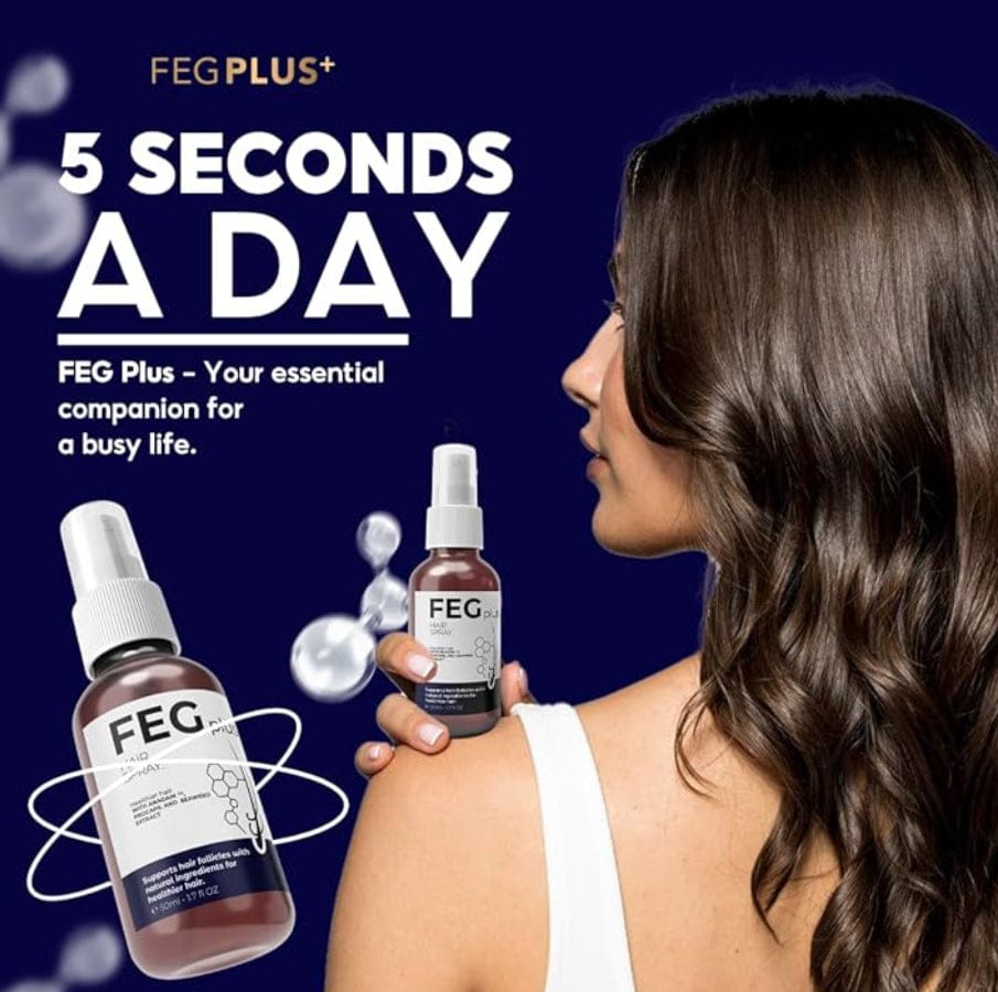 FEG PLUS Hair Growth Spray ( Made in USA )